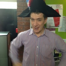 Gareth tries hat for size